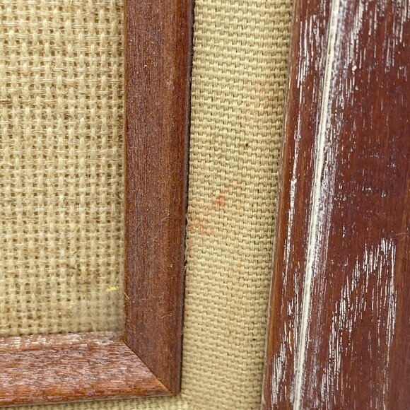 Native American framed needlepoint picture wall art Southwest home decor - Picture 3 of 7